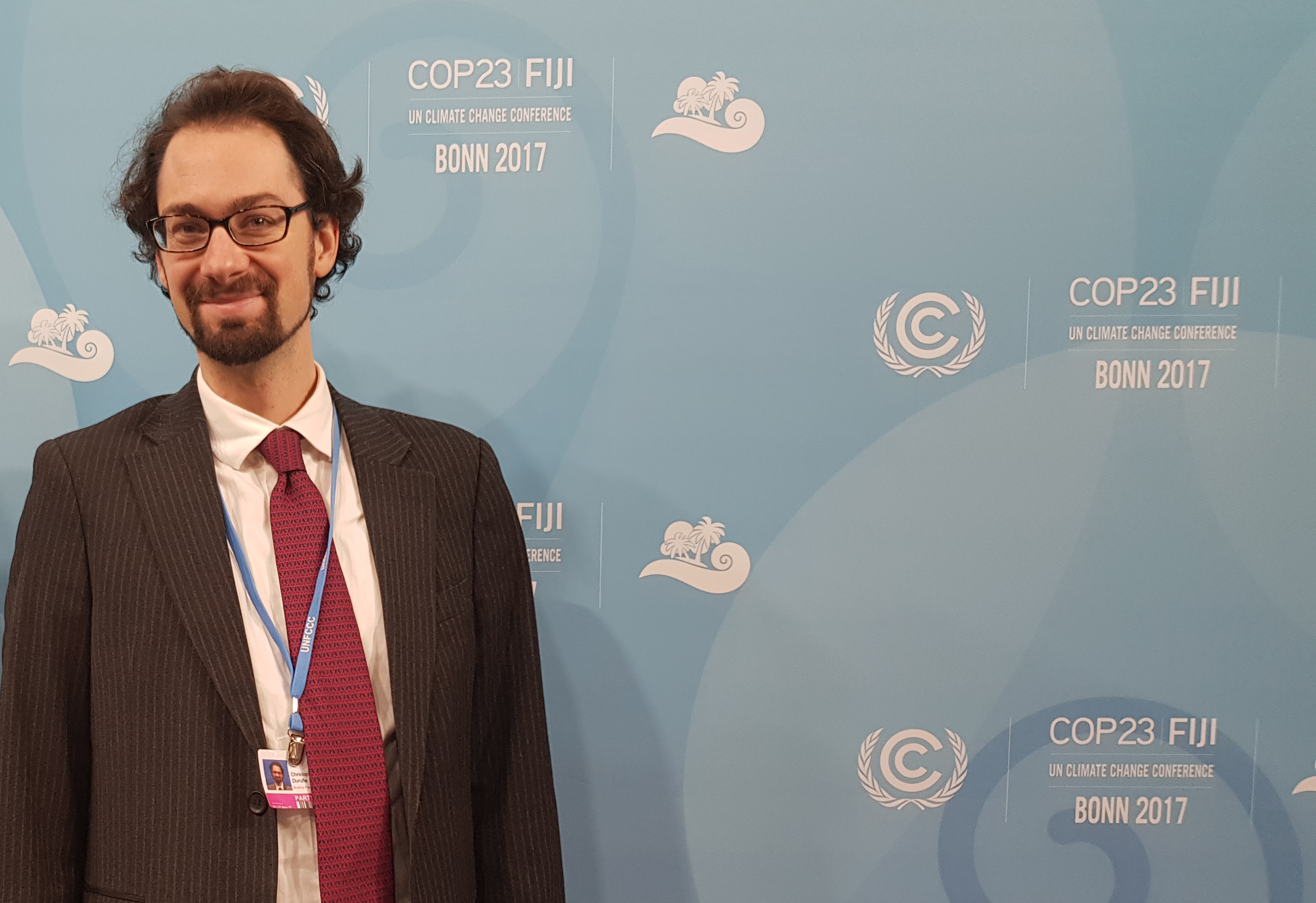 Christopher Campbell-Duruflé at the twenty-third session of the Conference of the Parties (COP 23)