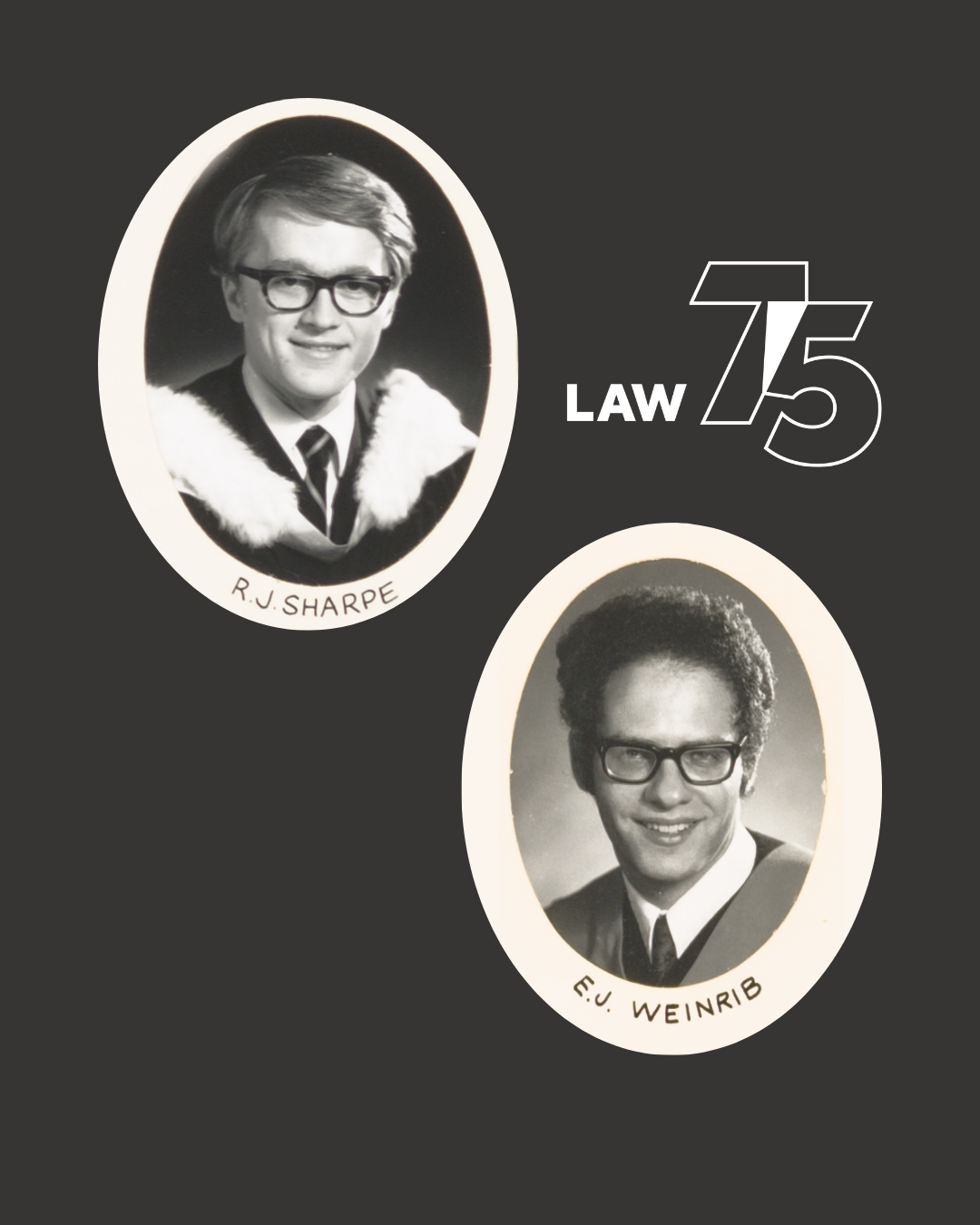 Class photos of Sharpe and Weinrib