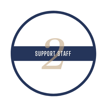 Two support staff