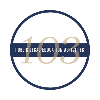 103 public legal education activities