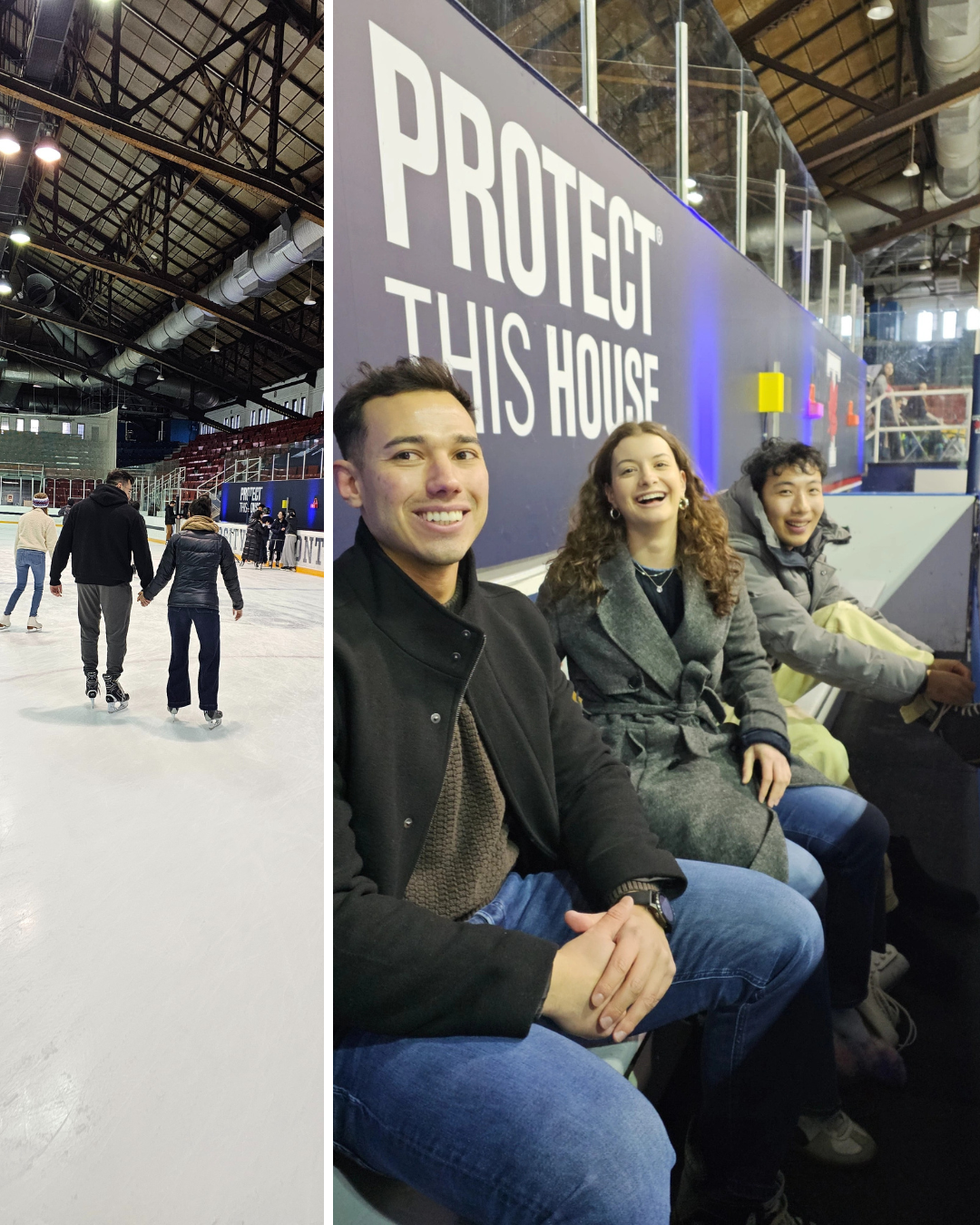 U of T Law skating event at Varsity arena