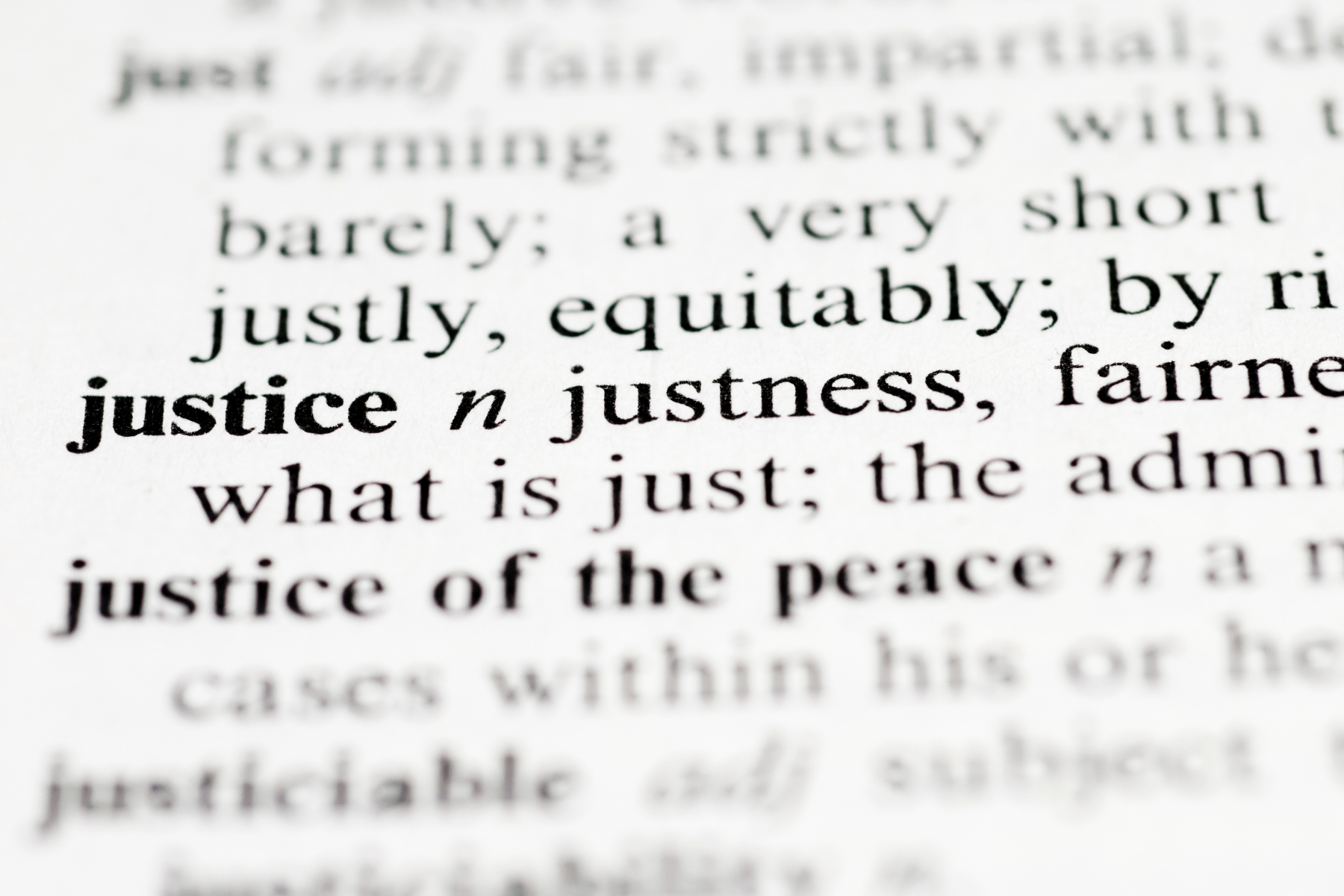 Meaning of justice (text)