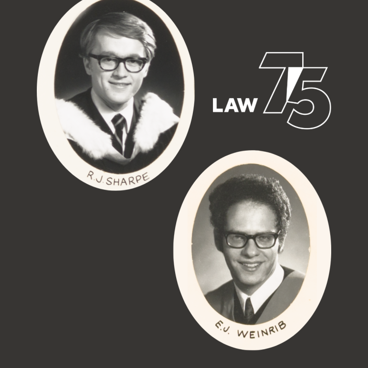 Class photos of Sharpe and Weinrib
